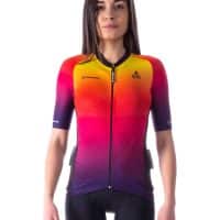 Maglia Arcobaleno Donna Zip Lunga